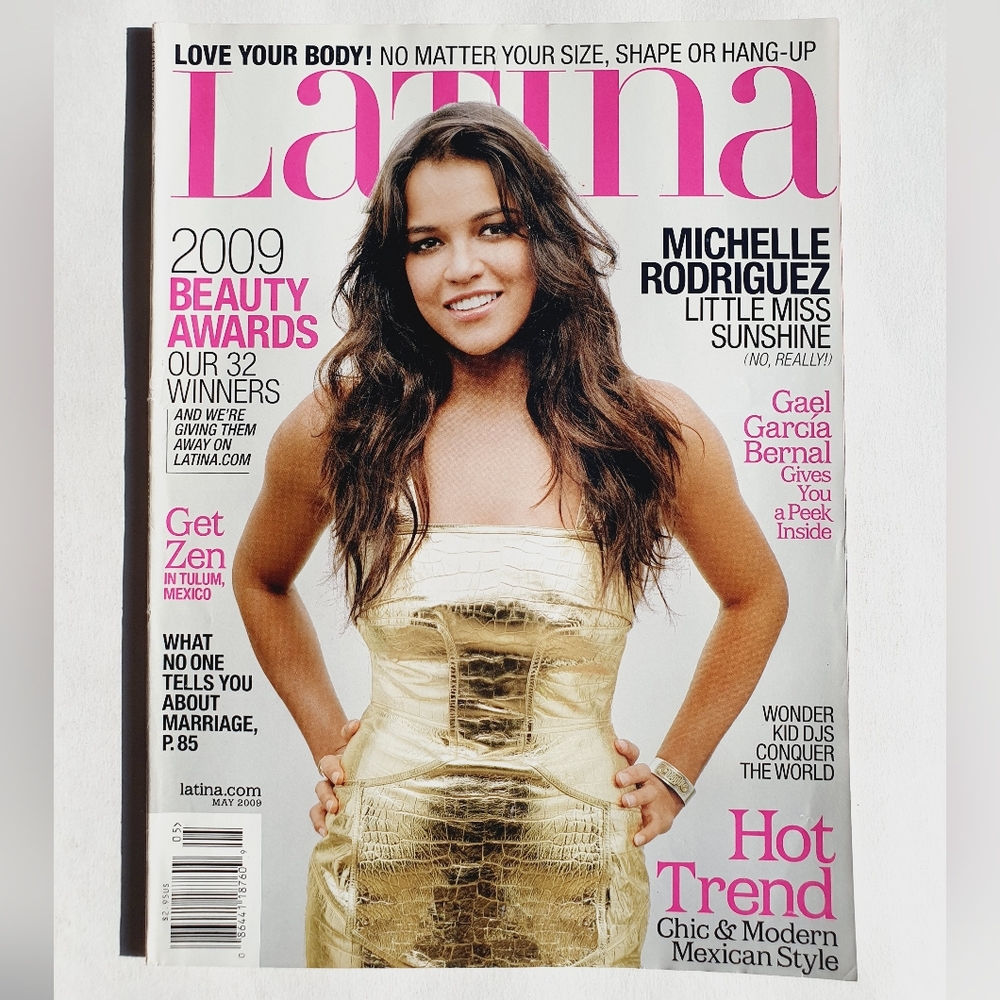 Latina Magazine May, 2009 - Michelle Rodriguez - Gael García Bernal